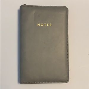 Gorgeous Leather bound zip notebook